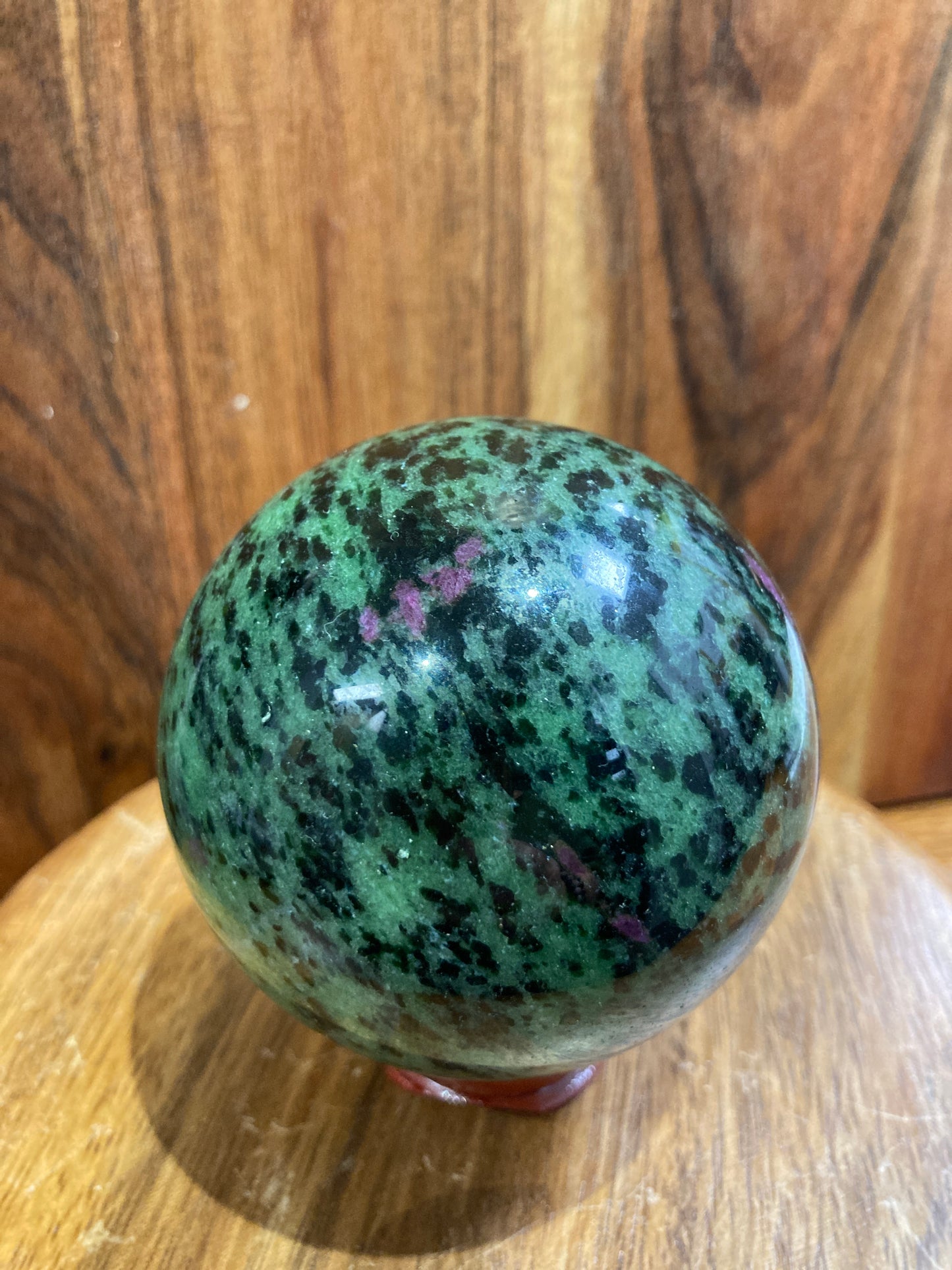Ruby in Zoisite Sphere
