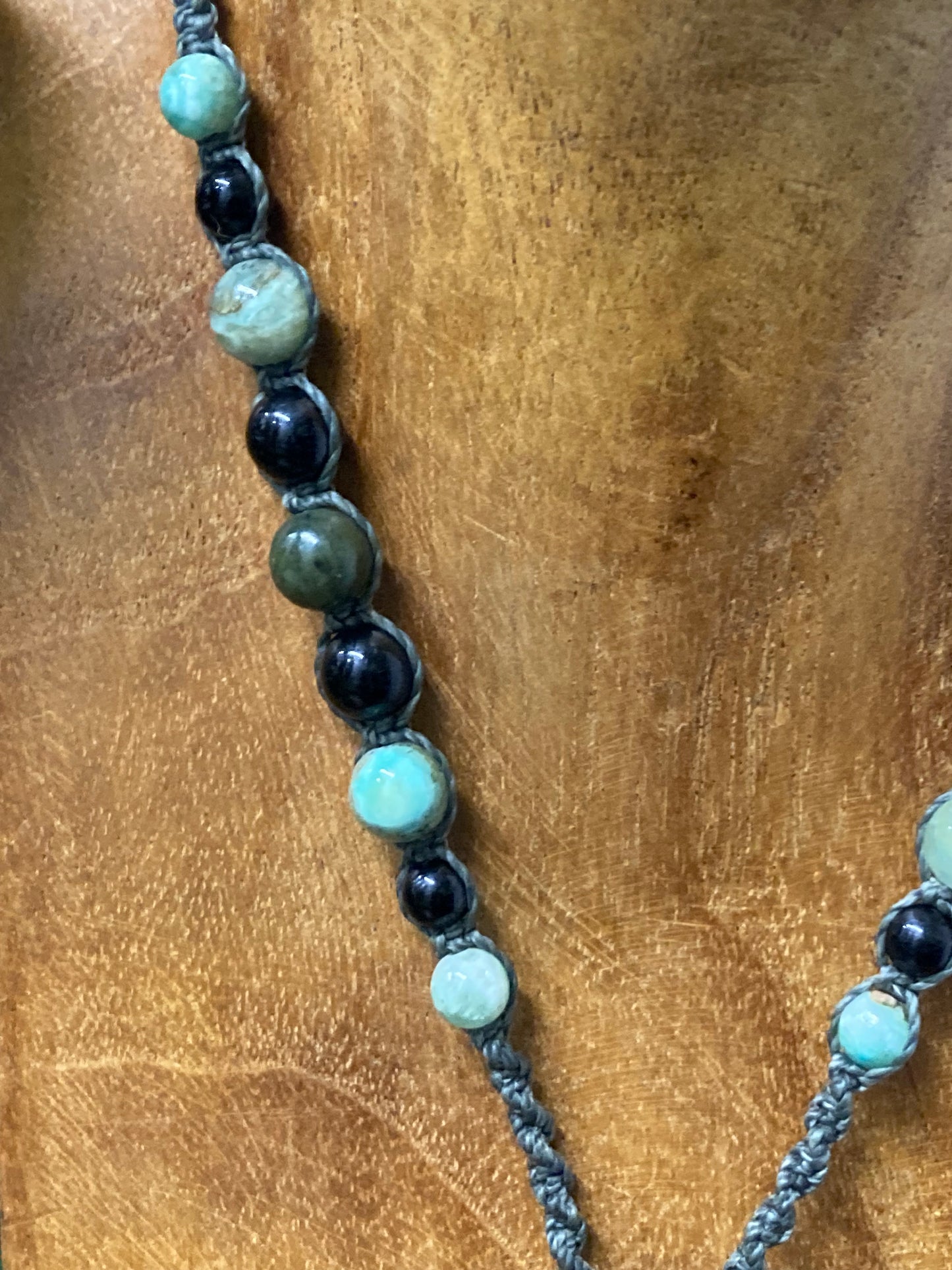 Malachite Macrame Necklace