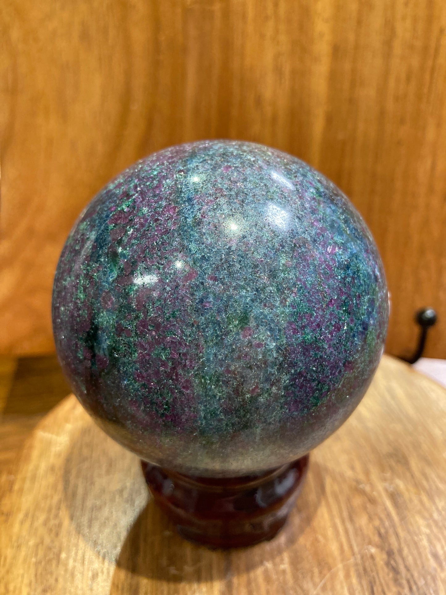 Ruby, Kyanite & Fushite Sphere A