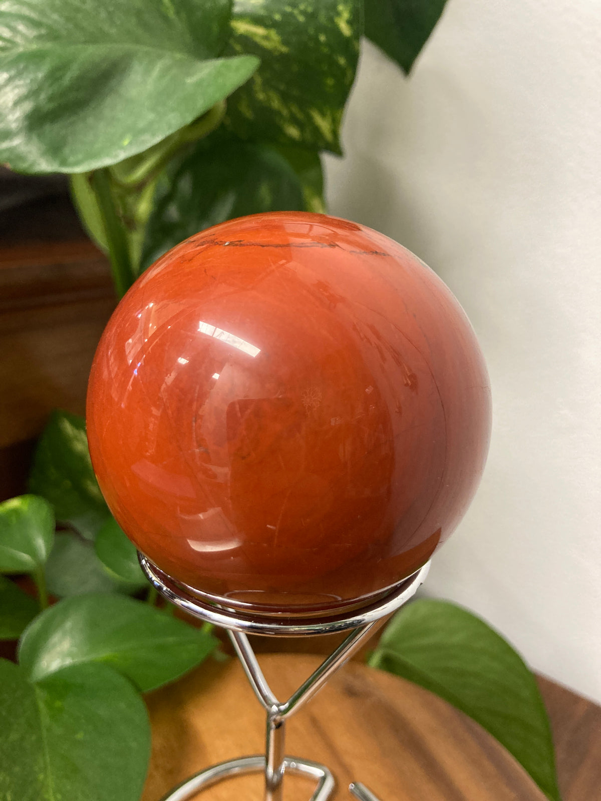 Red Jasper Sphere
