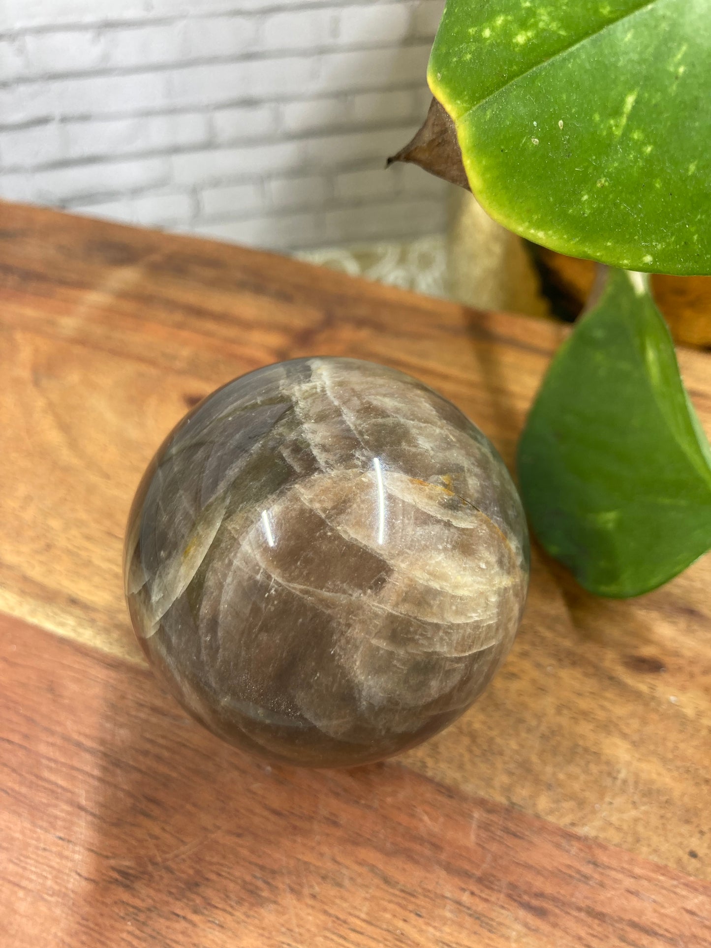 Black Moonstone Sphere