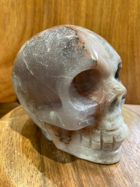 Pink Amethyst Skull