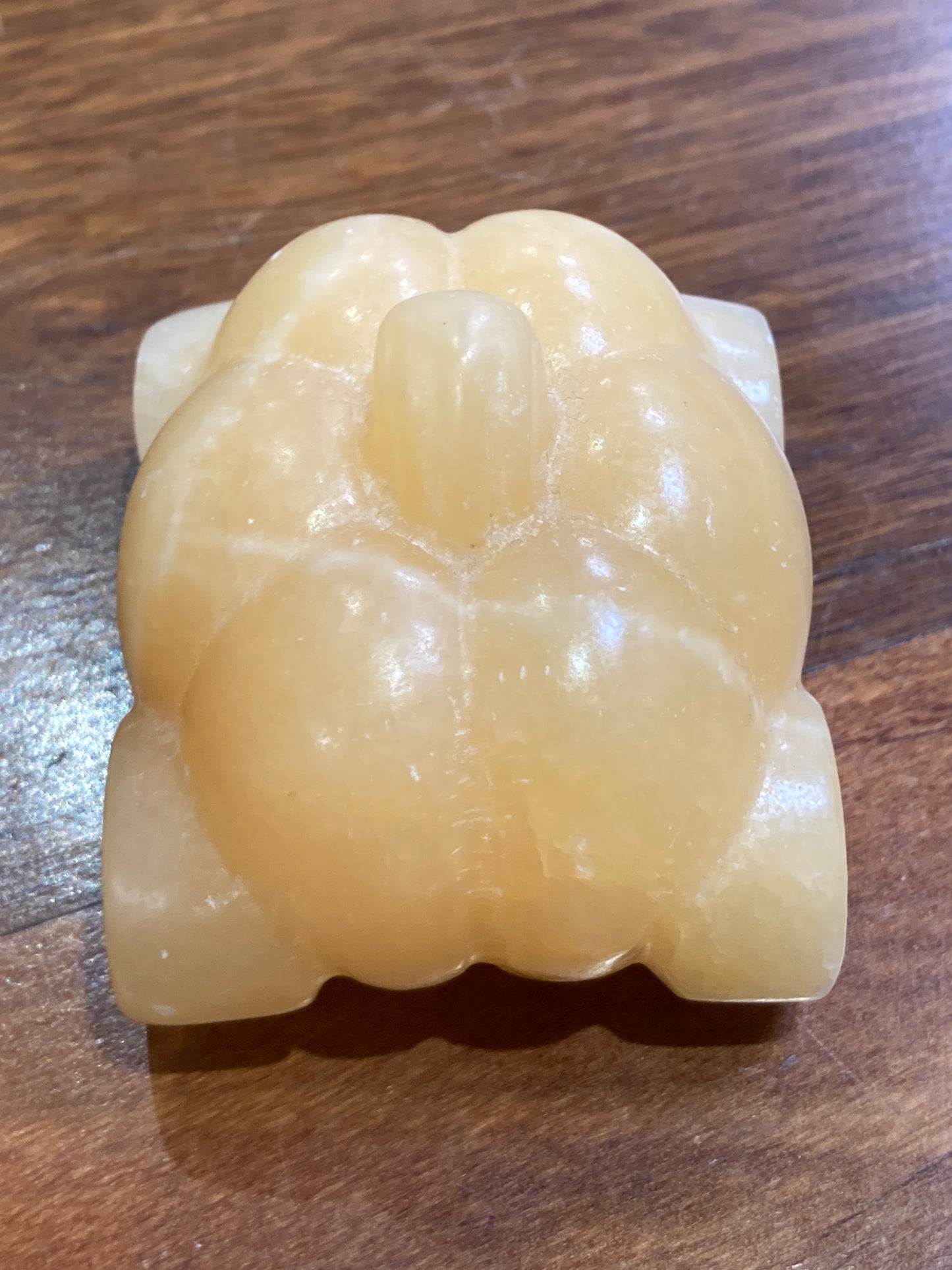Orange Calcite Pumpkin Car