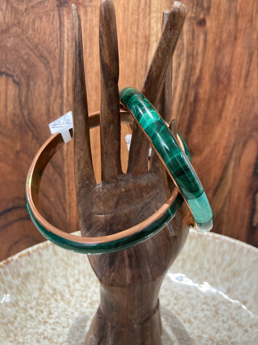 Malachite & Copper Bracelet