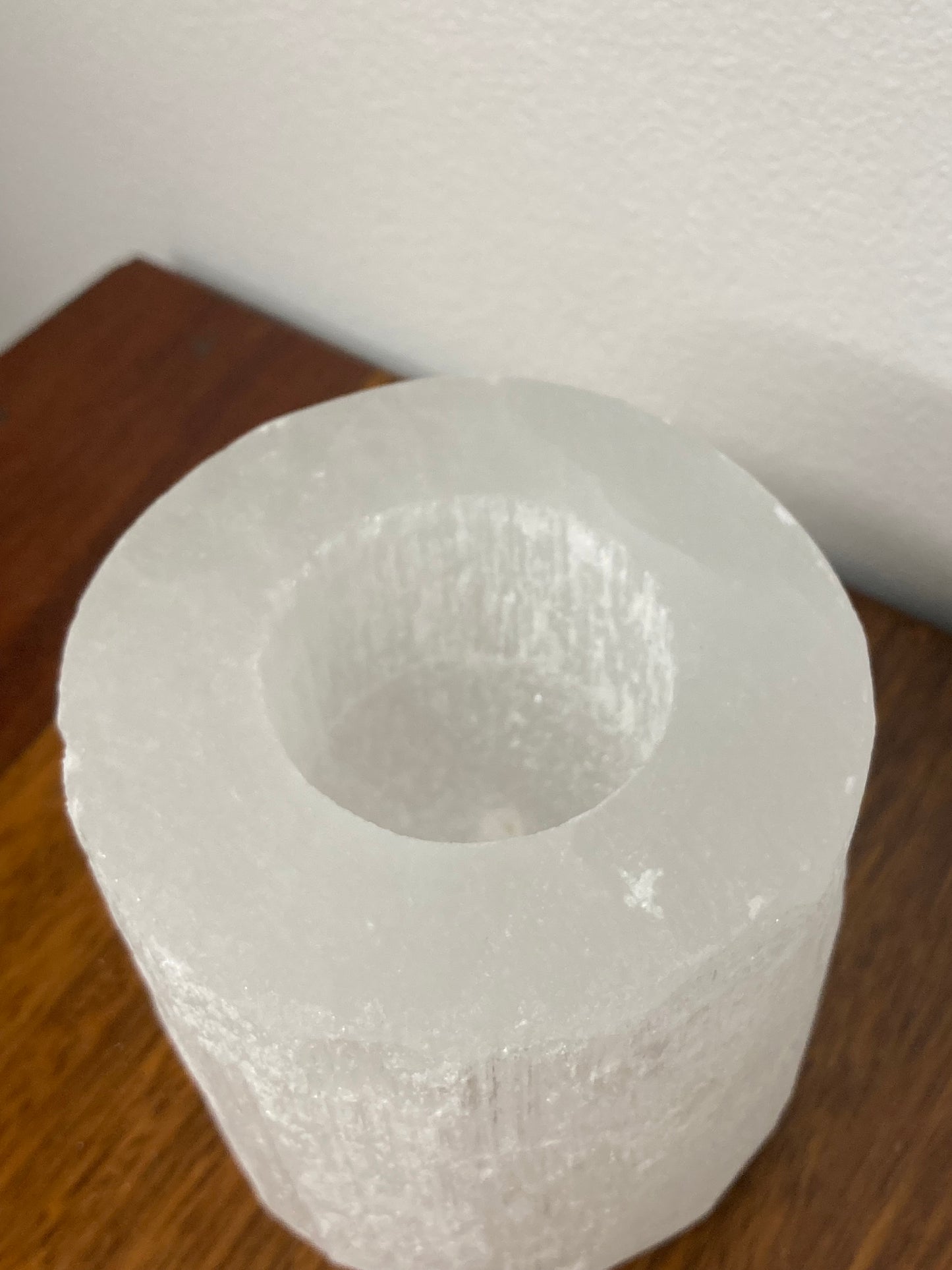 Selenite Tealite Holder