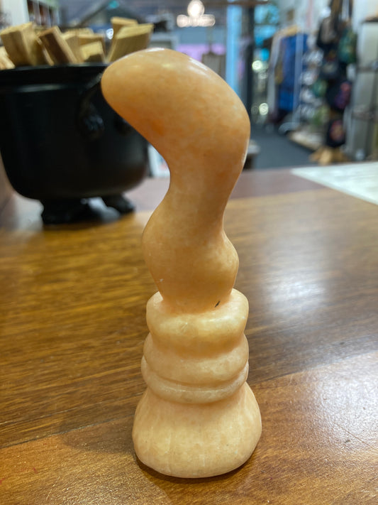 Orange Calcite Witches Broom