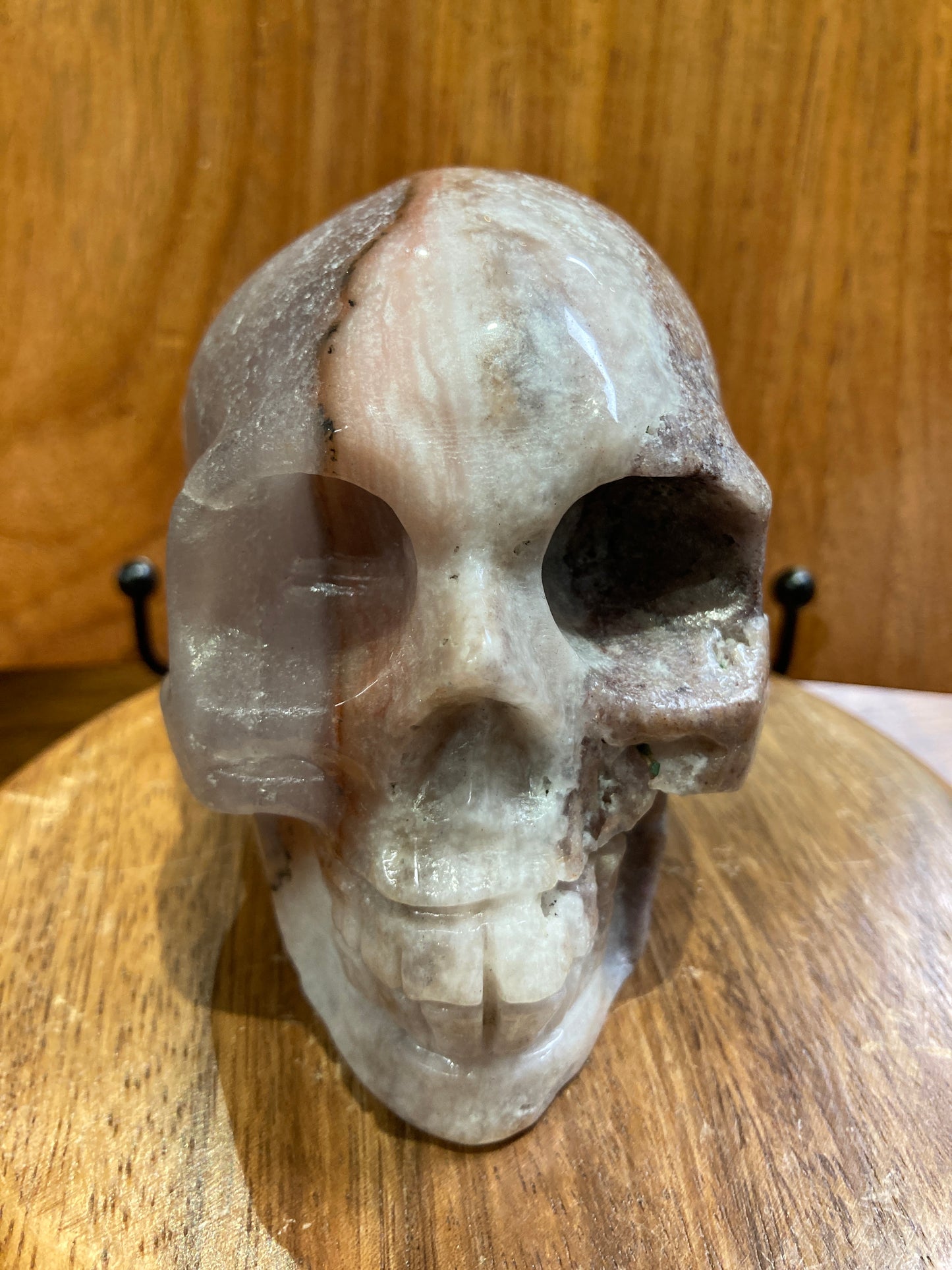 Pink Amethyst Skull