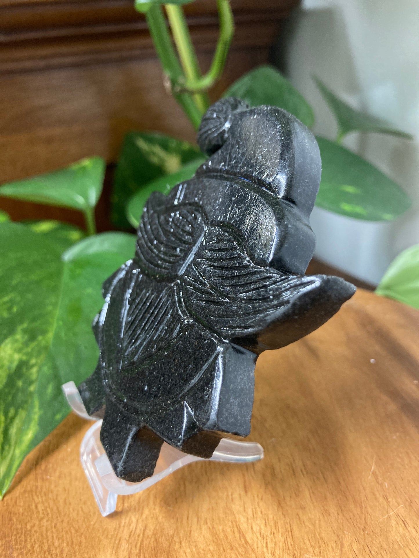 Black Obsidian Santa