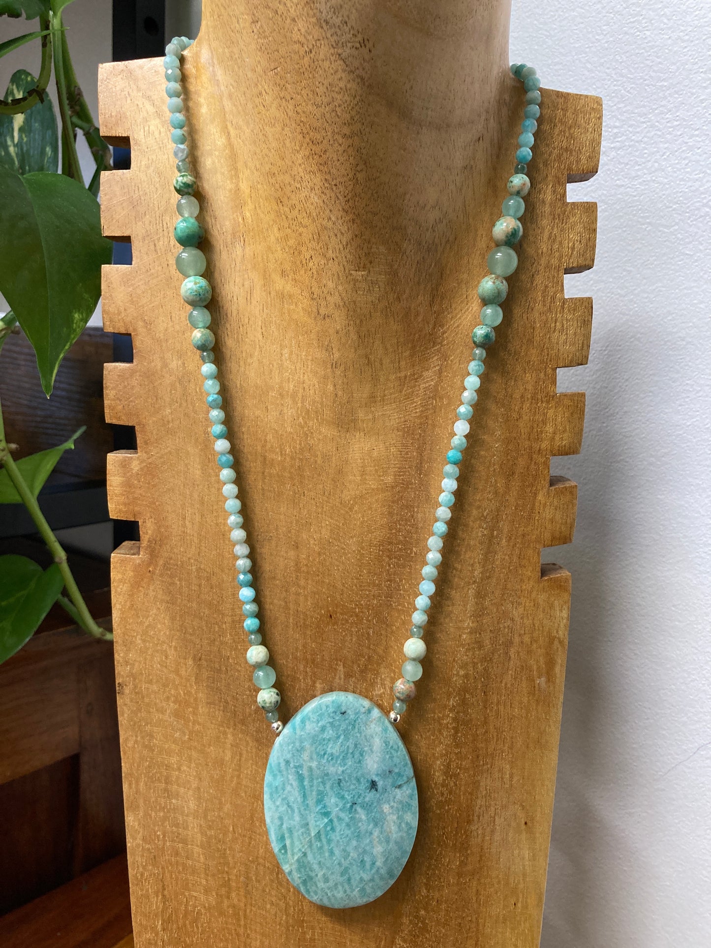 Amazonite Beaded Necklace