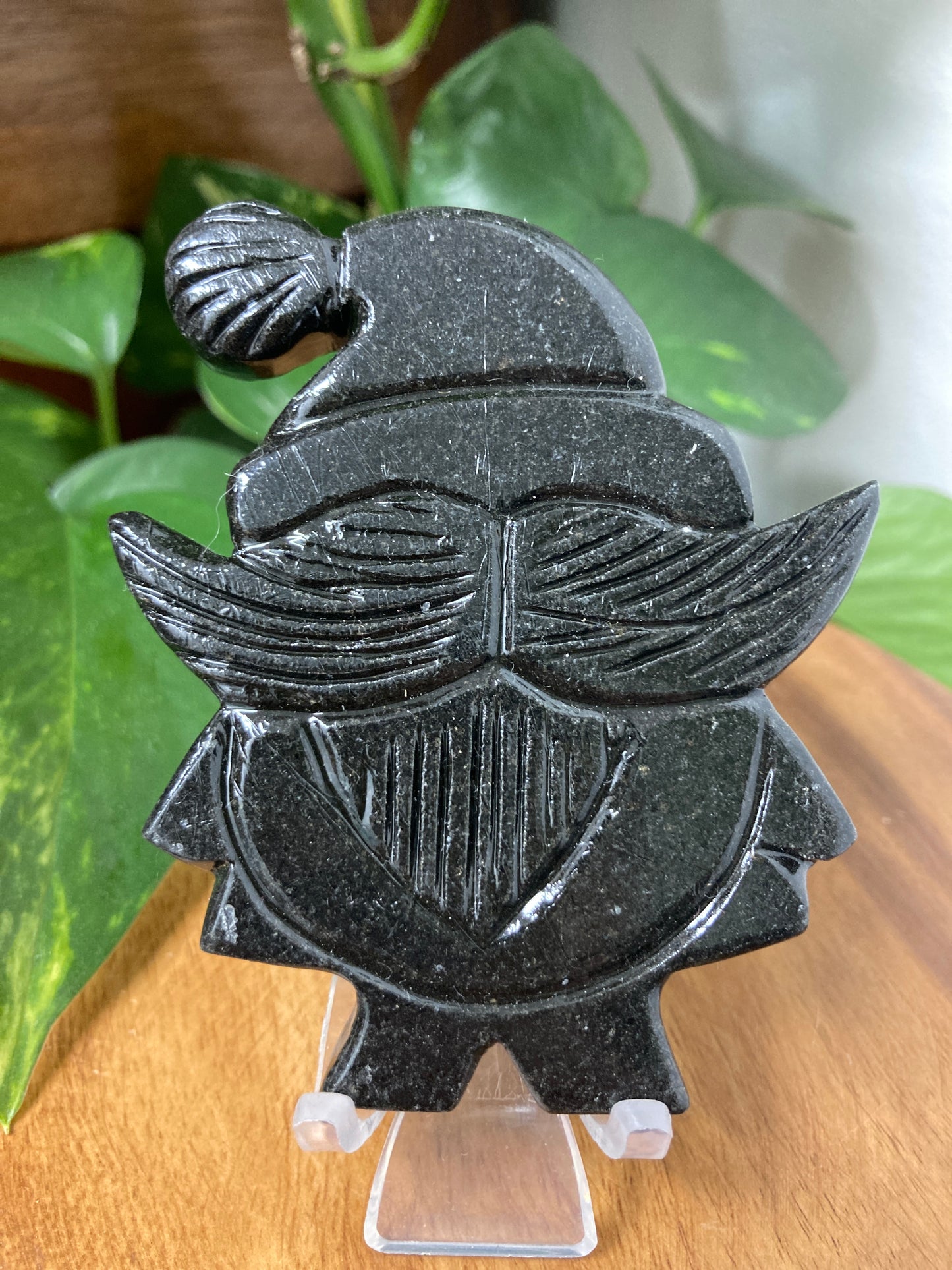 Black Obsidian Santa