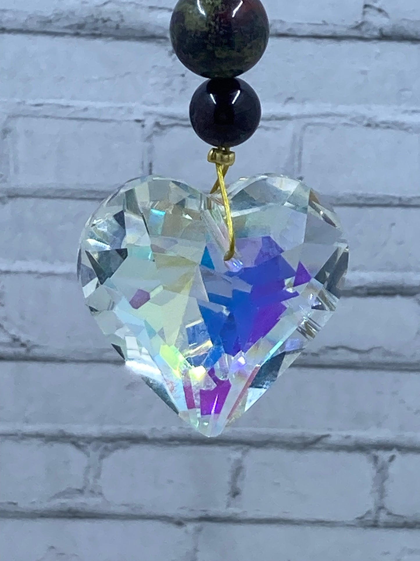 Heart Suncatcher Prism Hanger