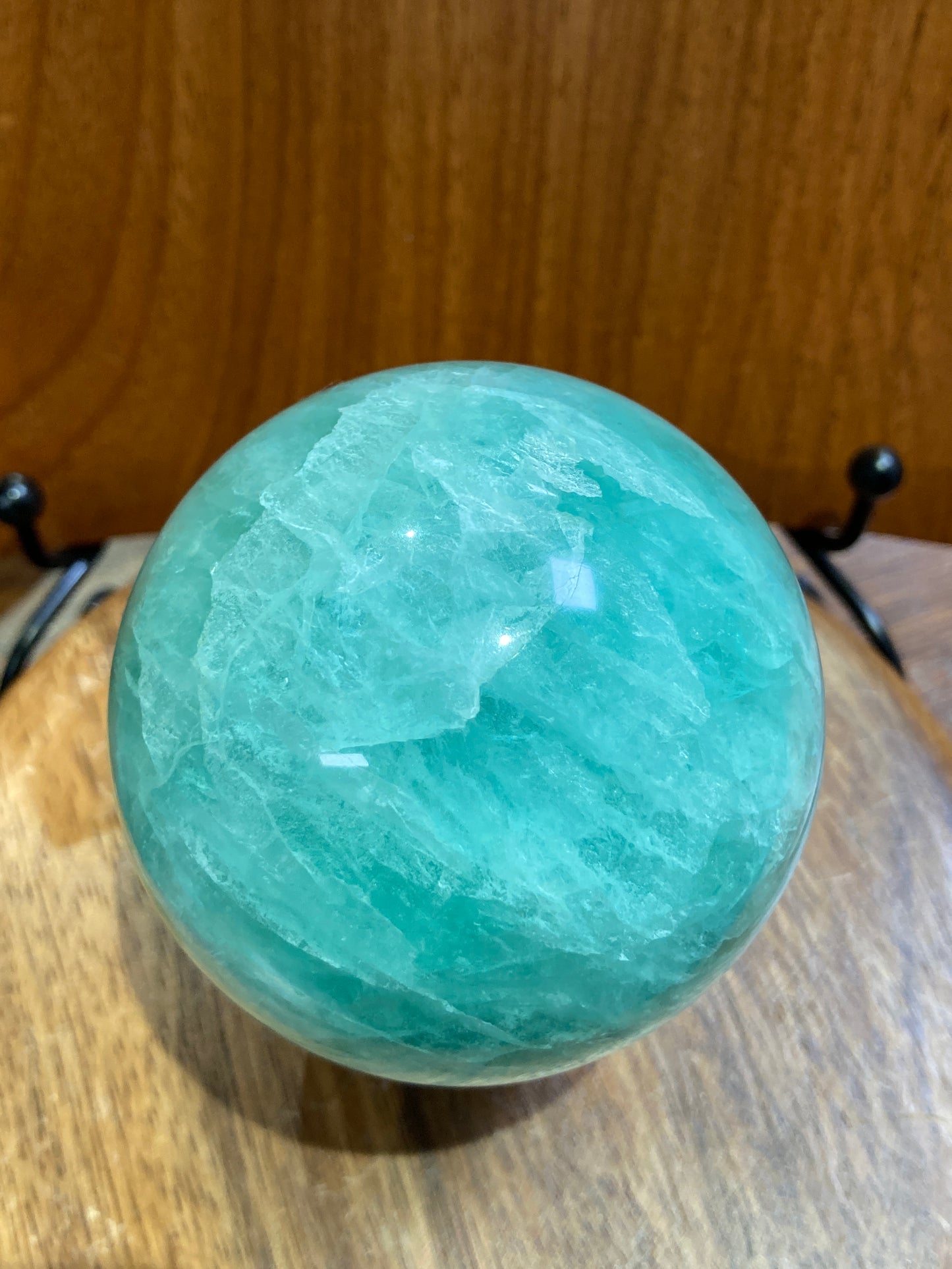 Green Fluorite Sphere