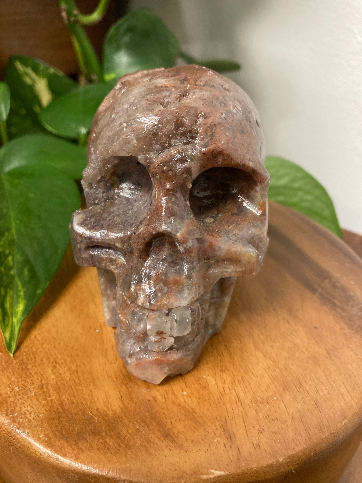 Fire Quartz Skull