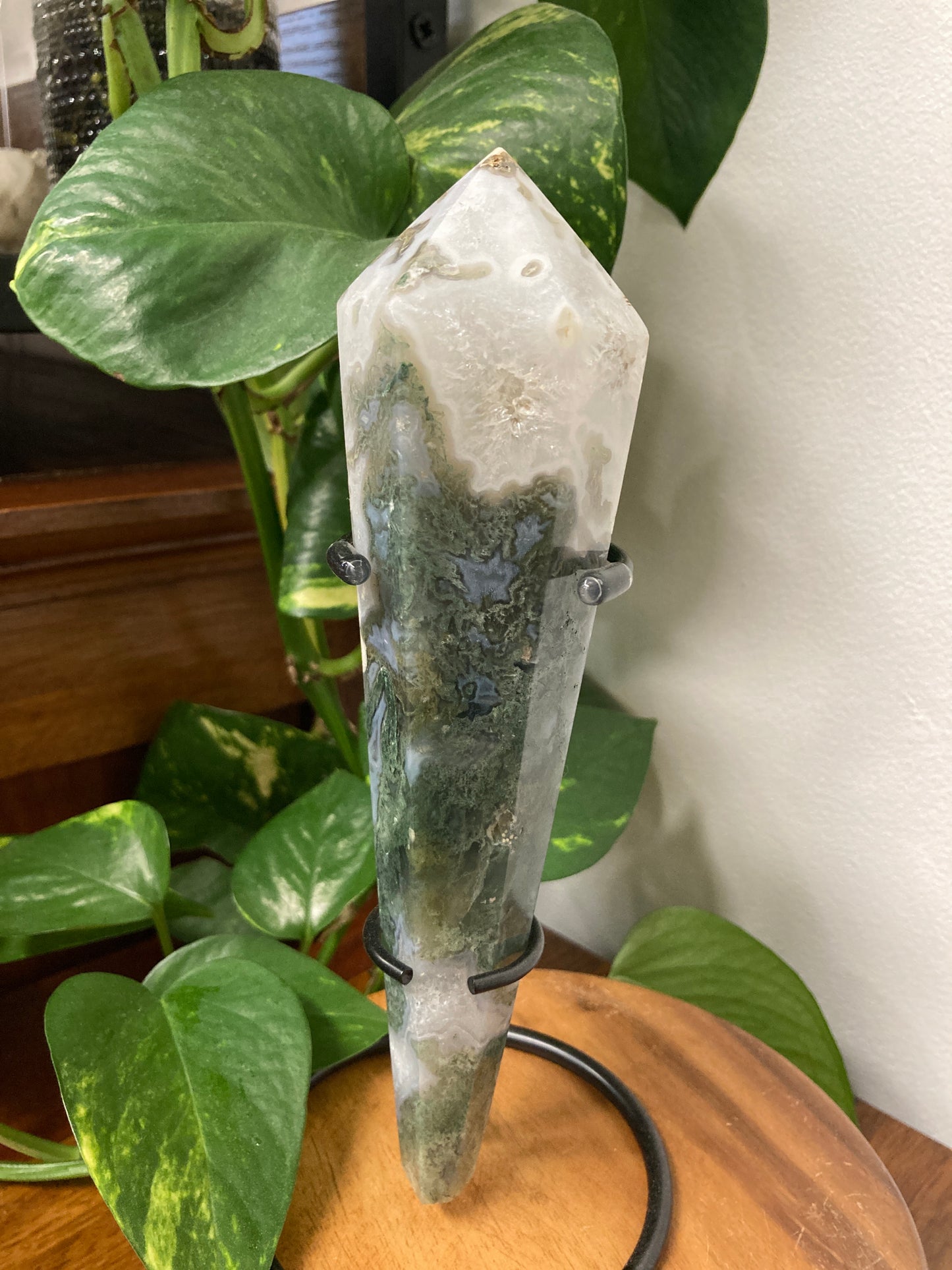 Moss Agate Wand A
