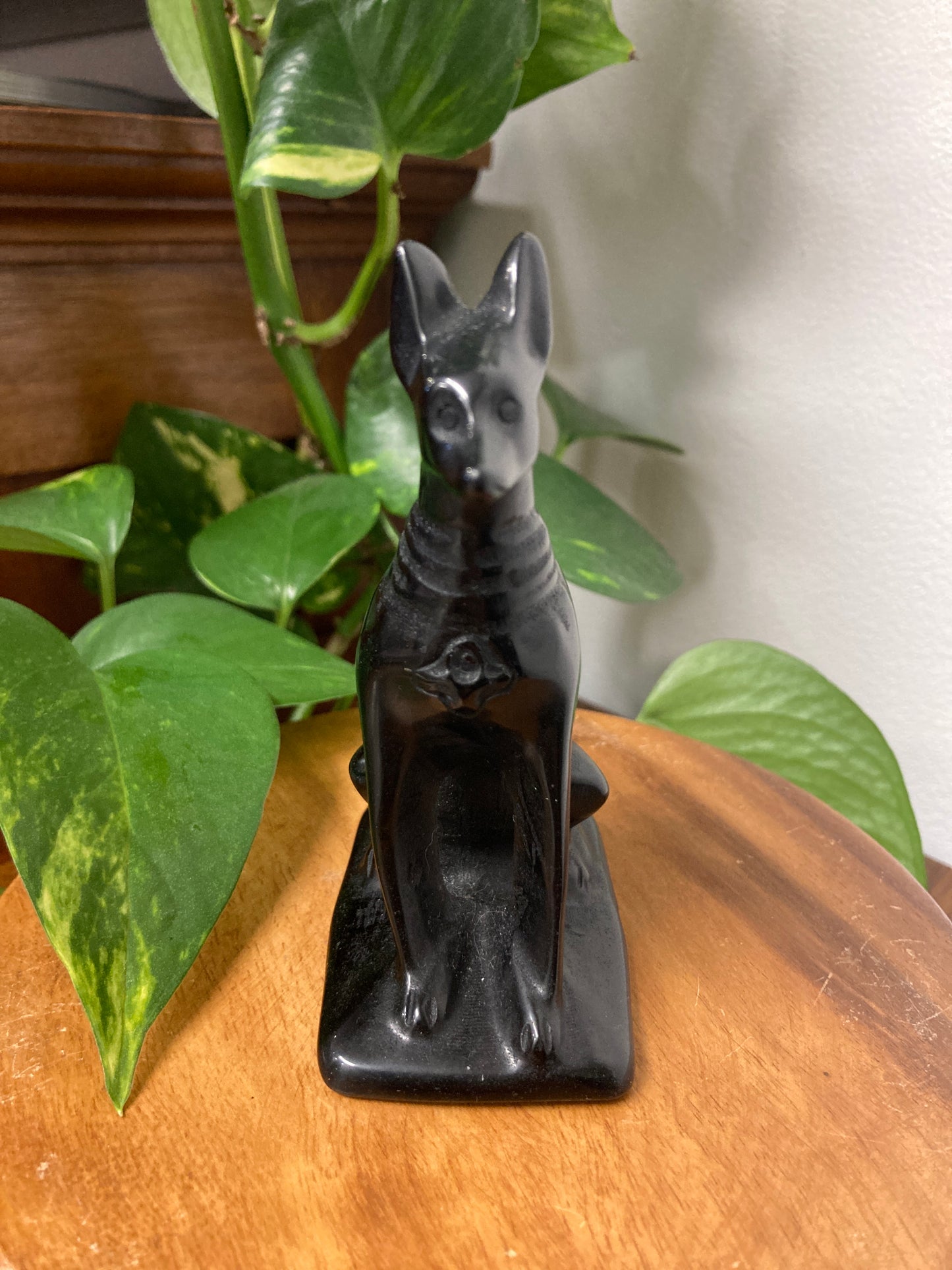 Black Obsidian Anubis