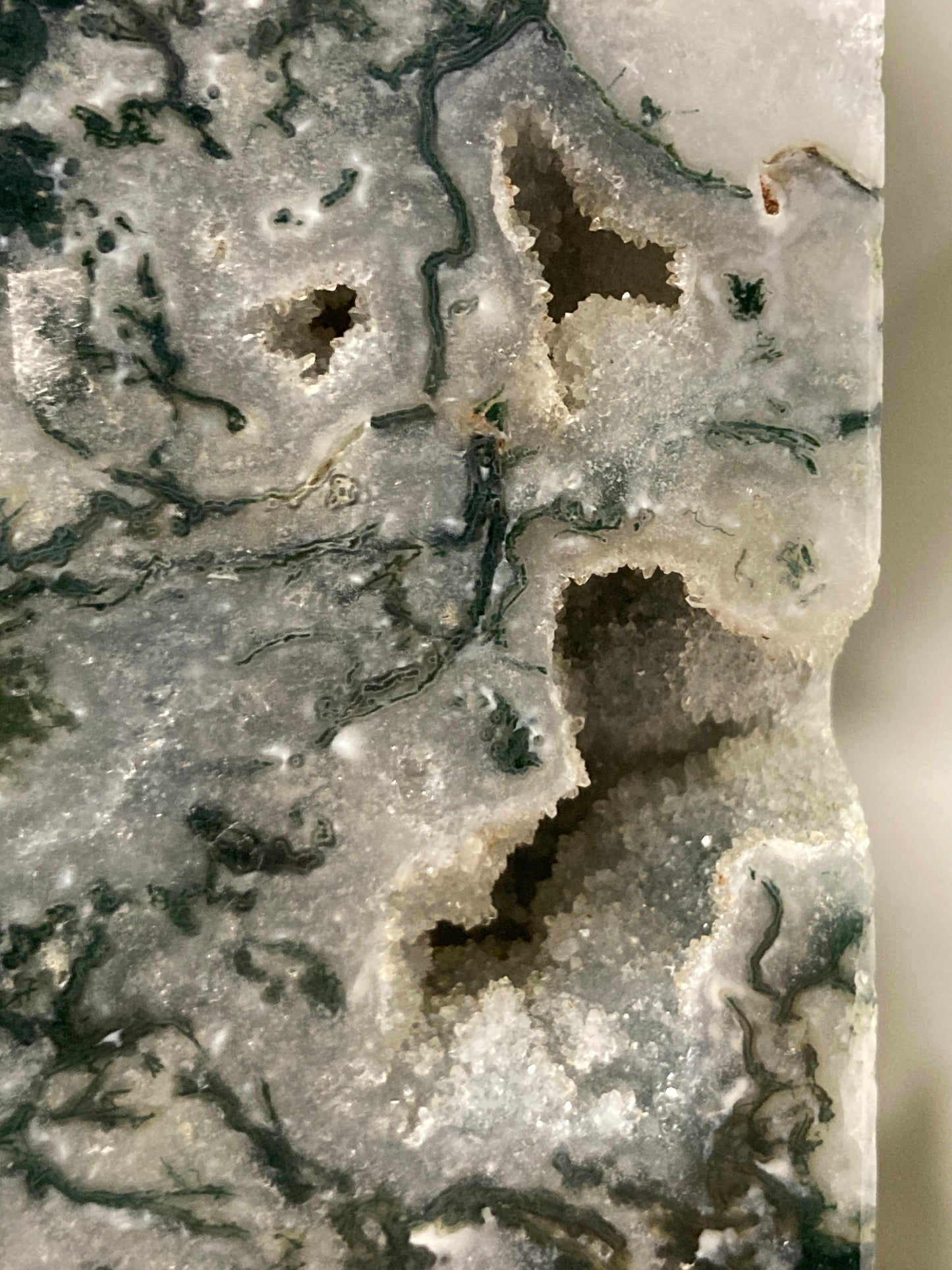 Moss Agate Obelisk A