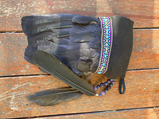 Crow Smudge Fan