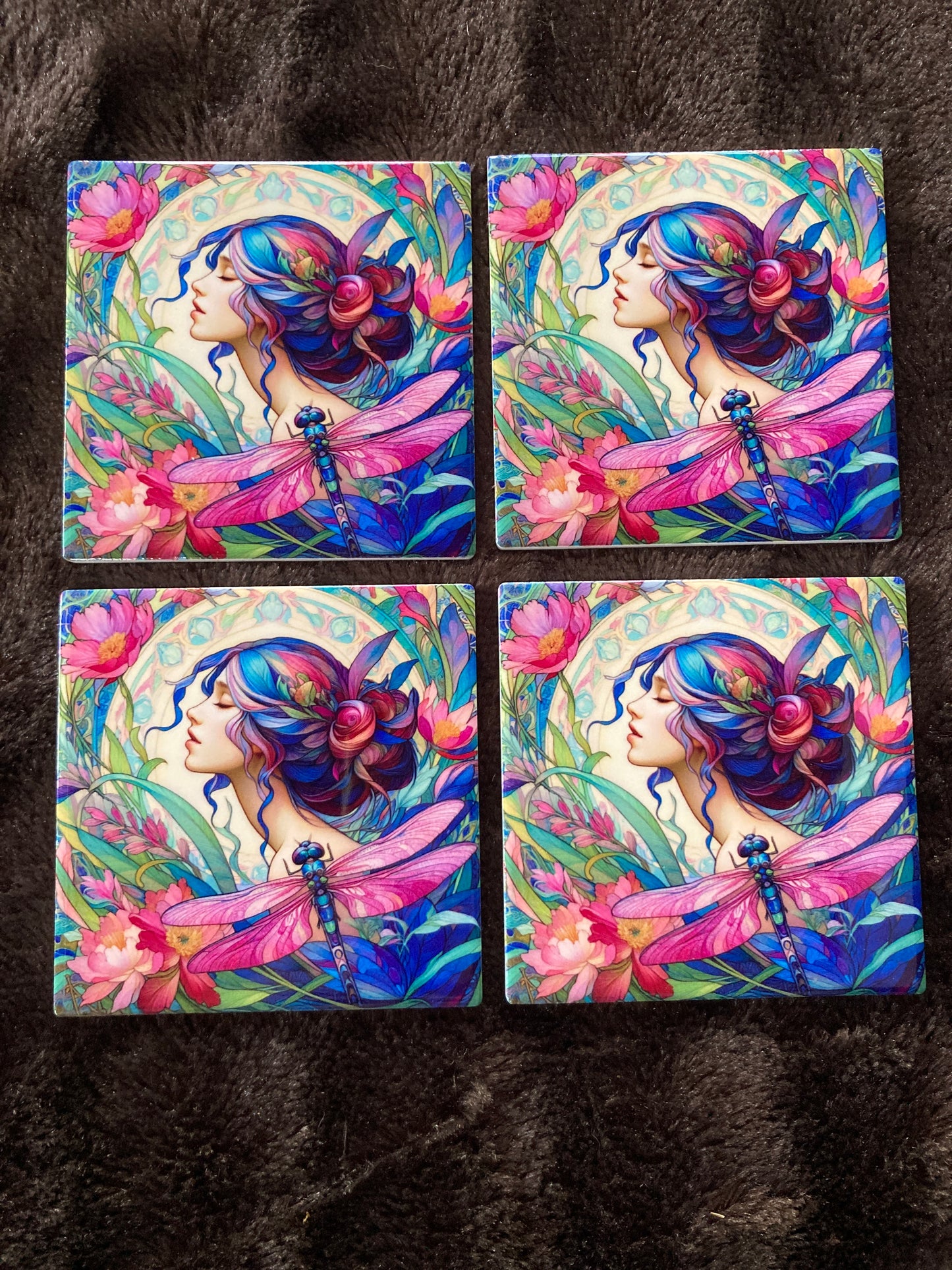 Dragonfly Coasters