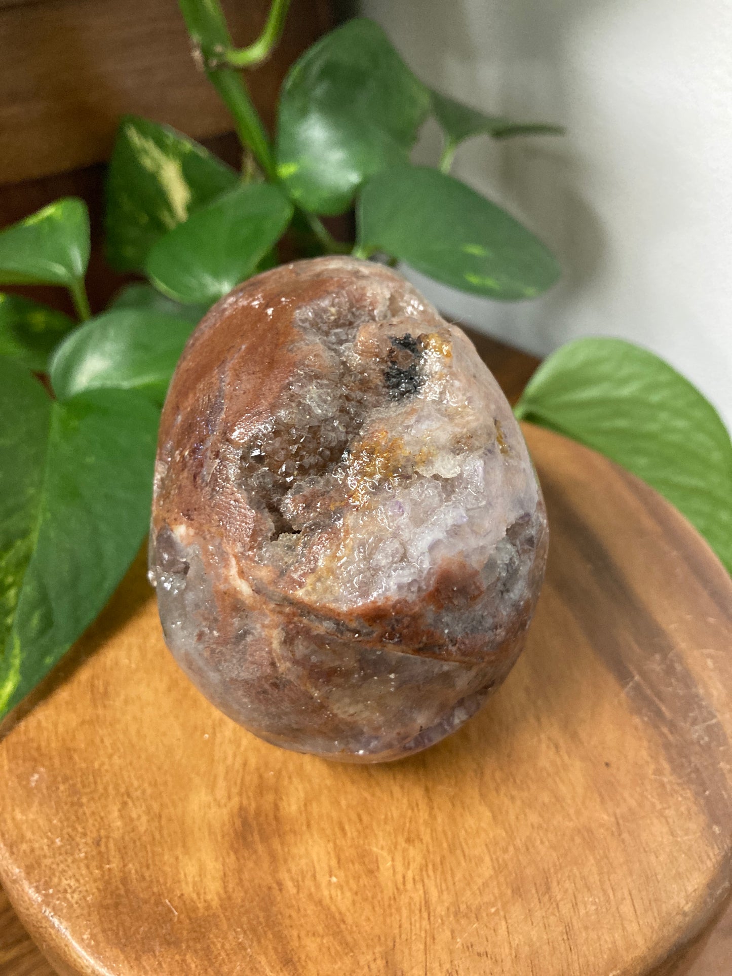 Fire Quartz Skull