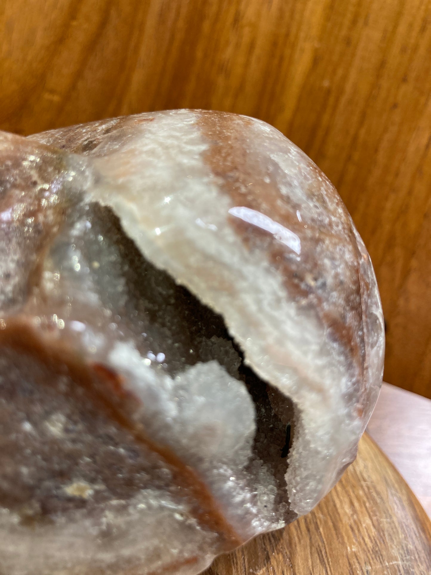 Pink Amethyst Skull