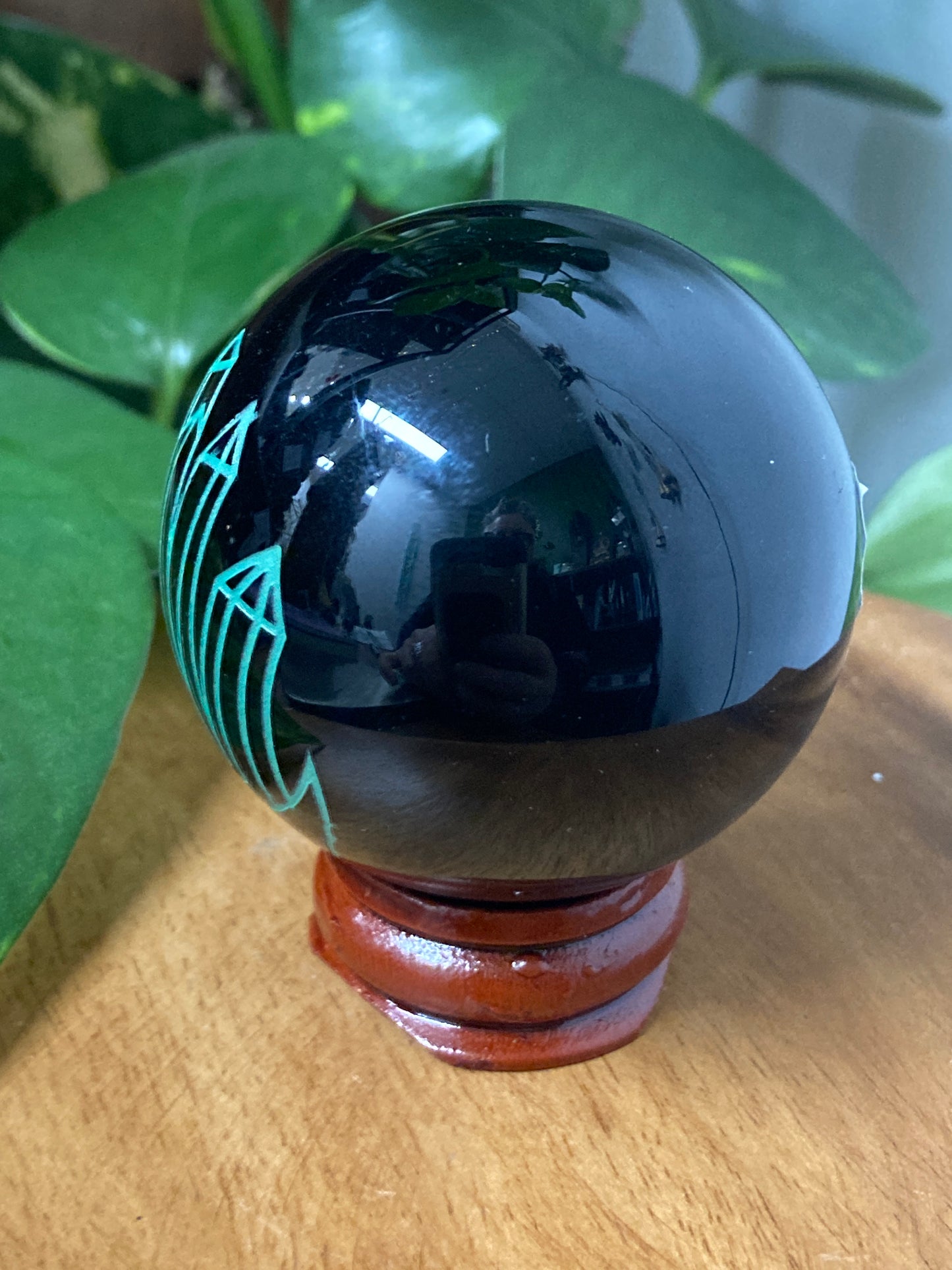 Black Obsidian Sphere A