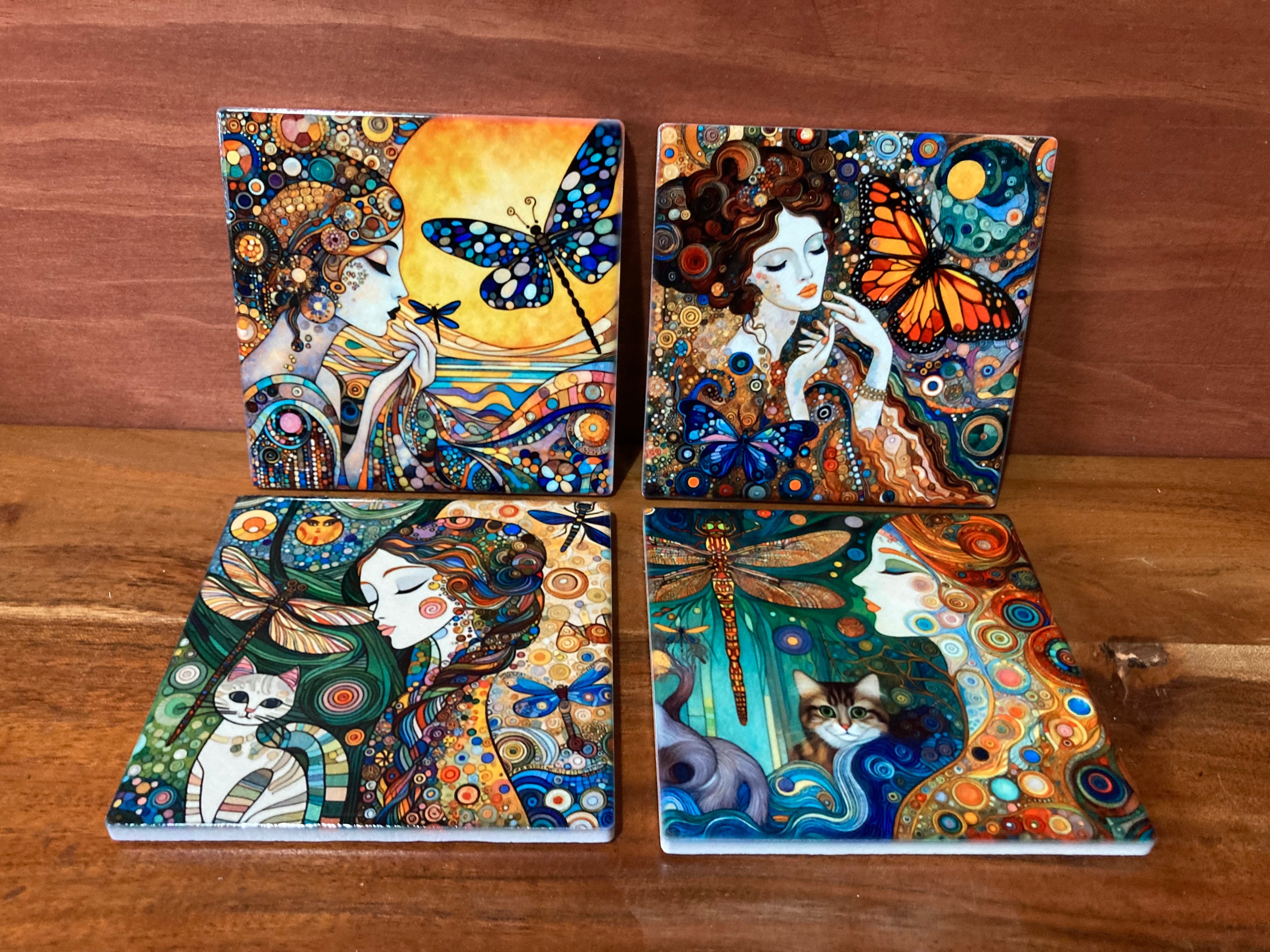 Woman Transformation Coasters – Magically Eccentric