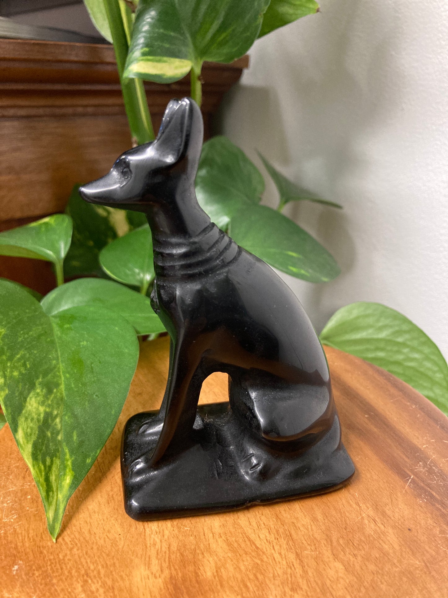 Black Obsidian Anubis