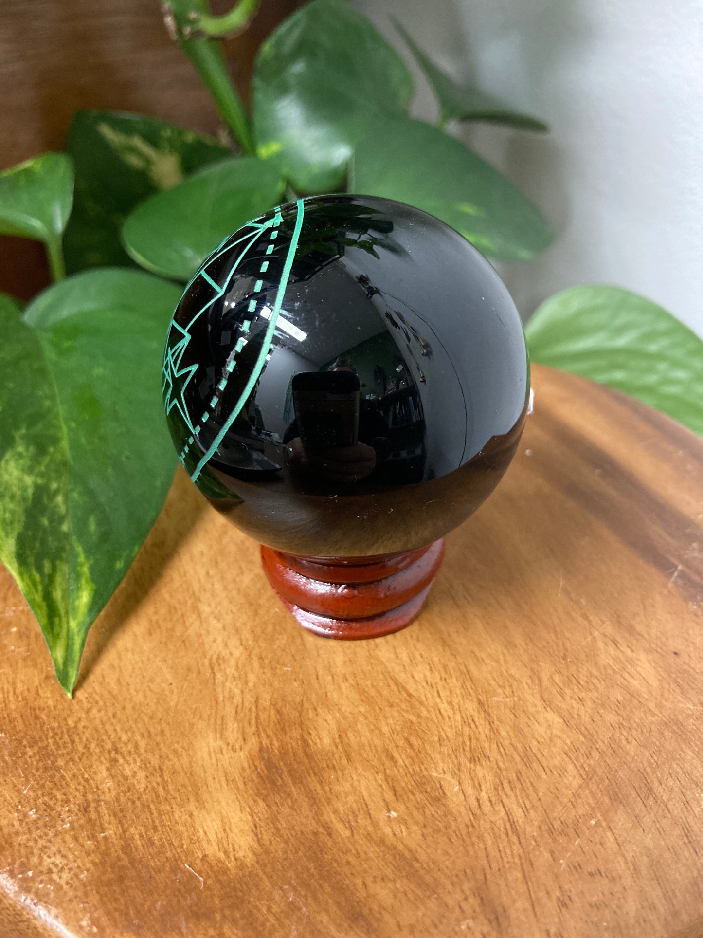 Black Obsidian Sphere B