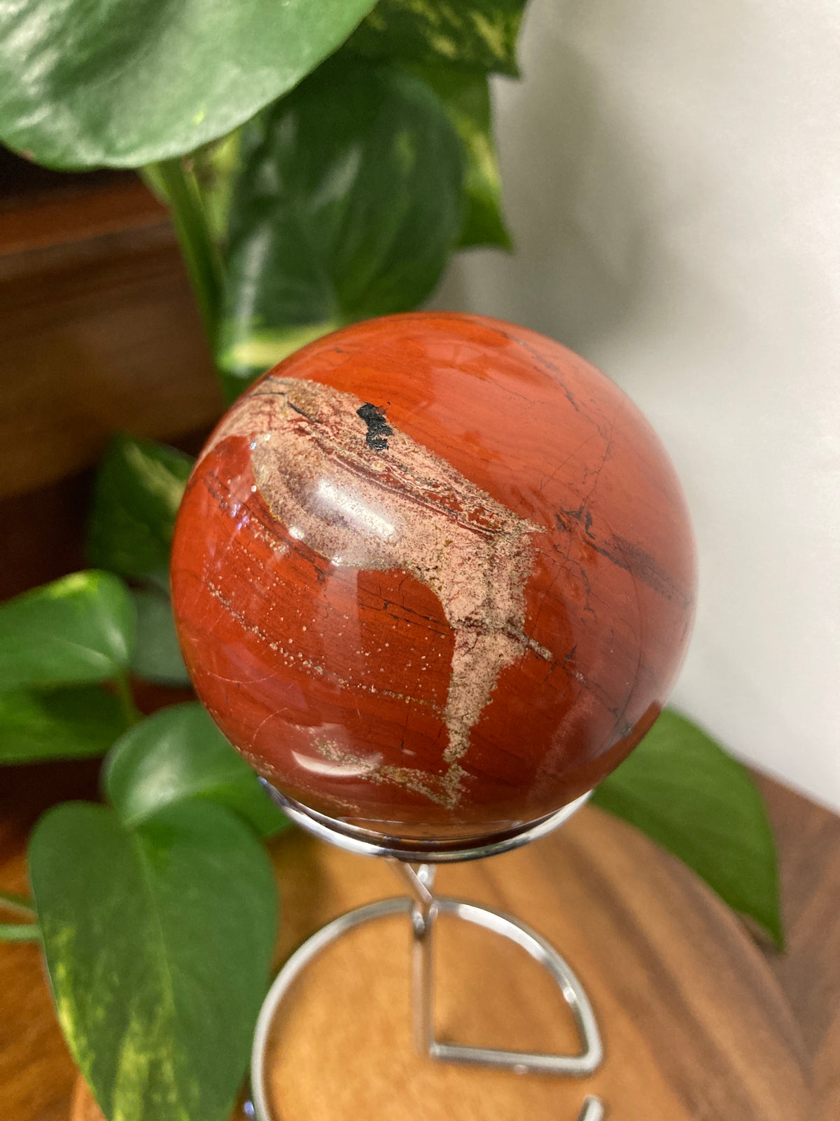 Red Jasper Sphere