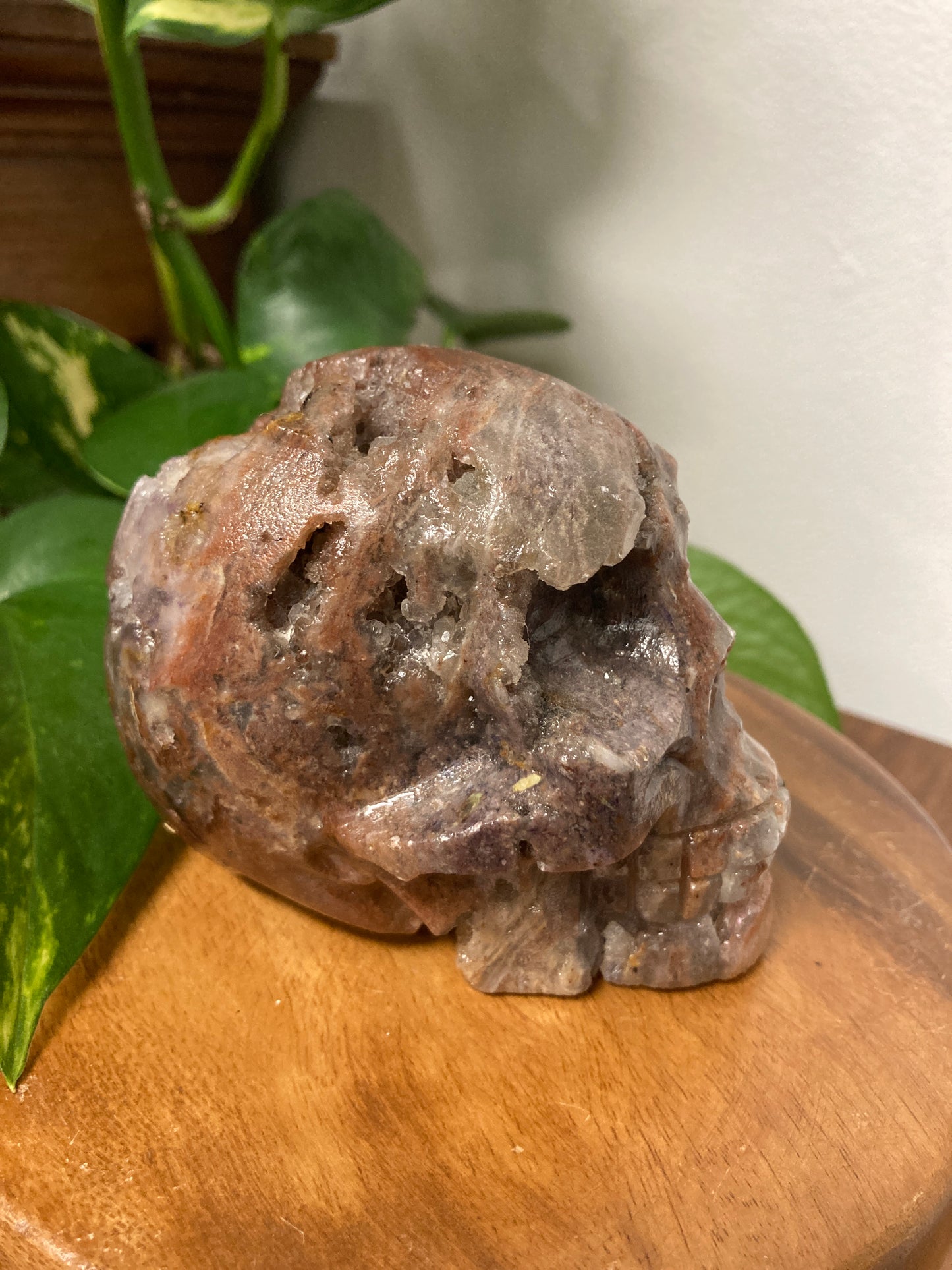 Fire Quartz Skull