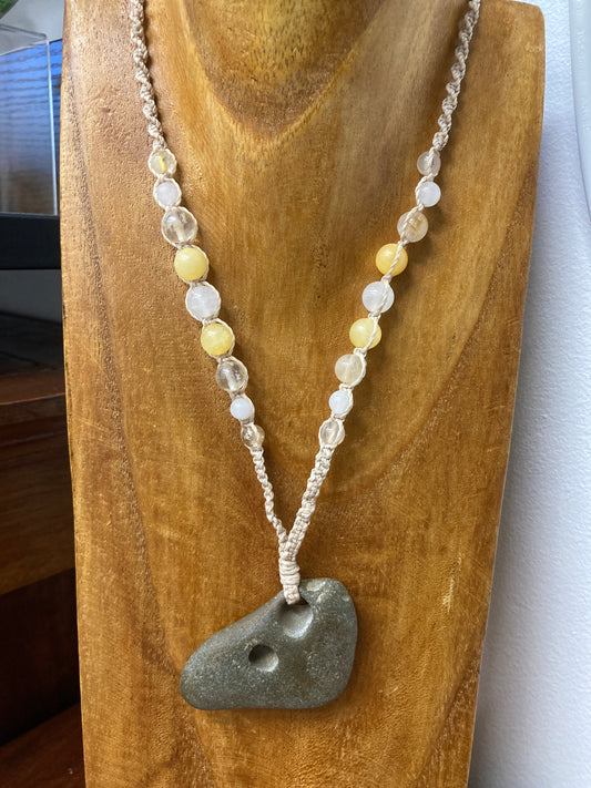 Hag Stone Necklace