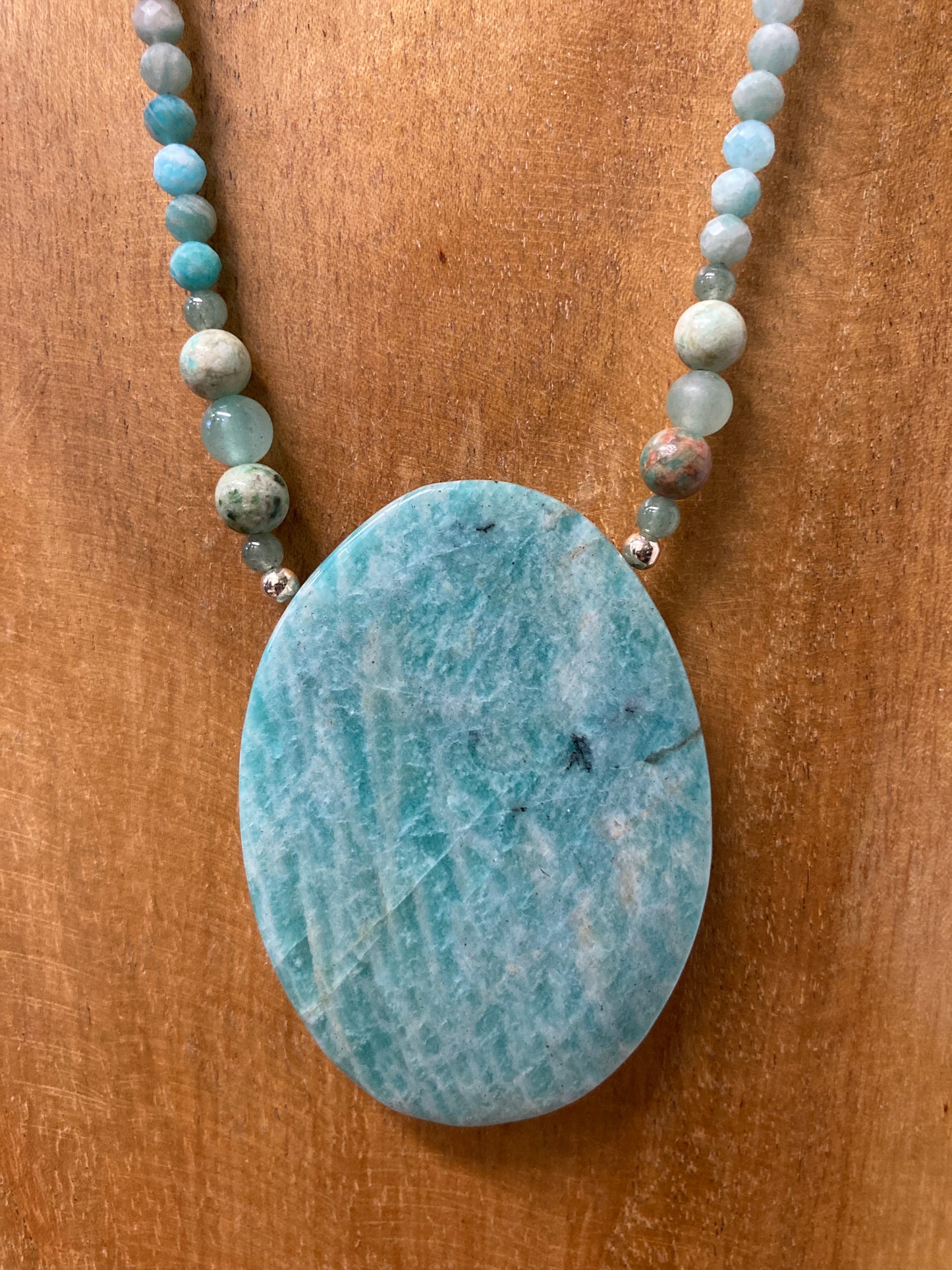 Amazonite Beaded Necklace