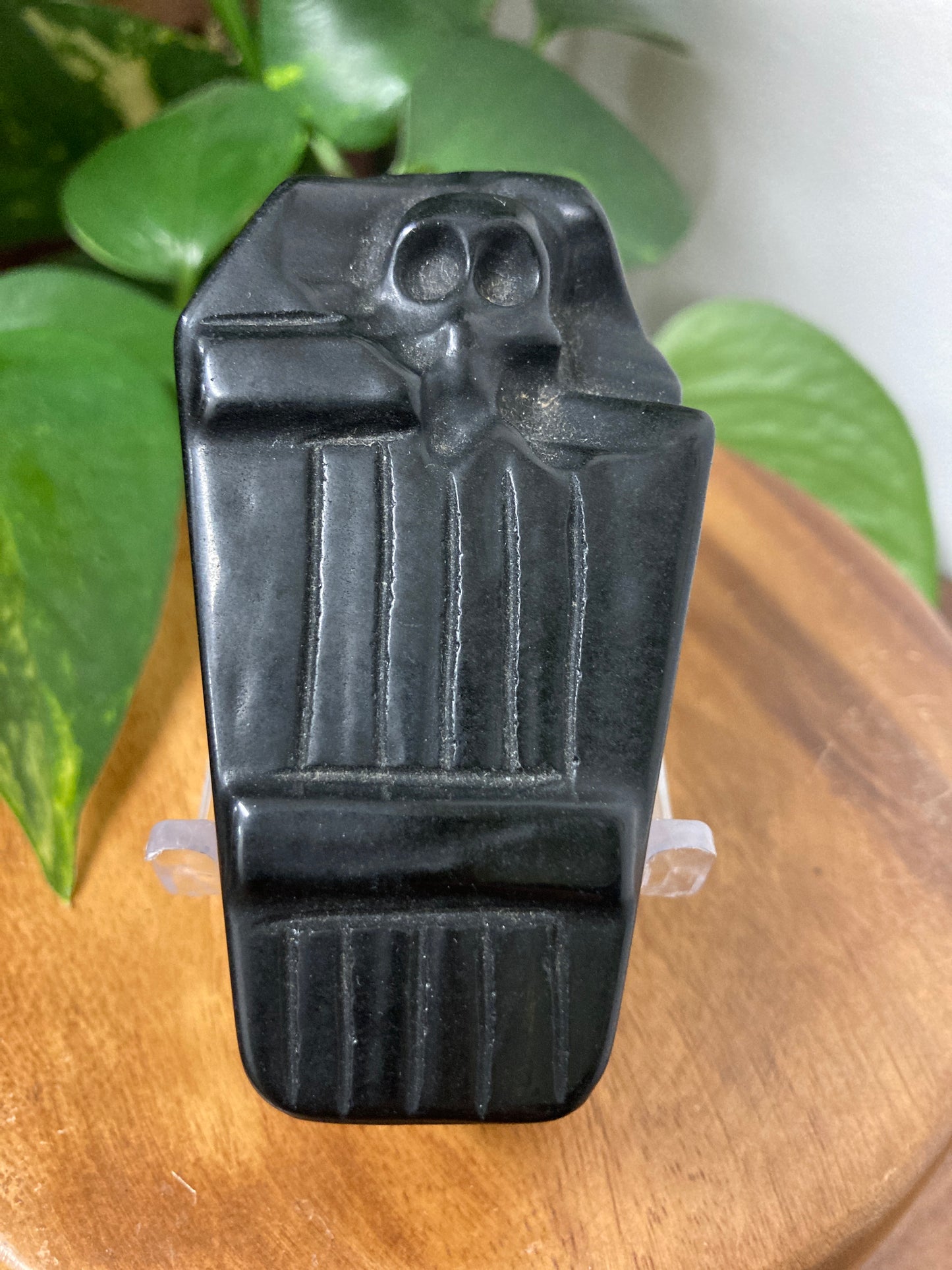 Black Obsidian Coffin