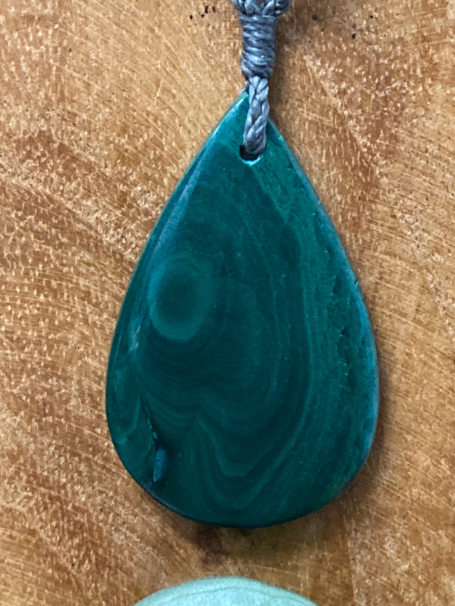 Malachite Macrame Necklace