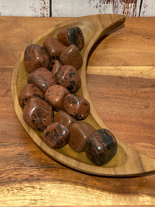 Mahogany Obsidian Tumbles