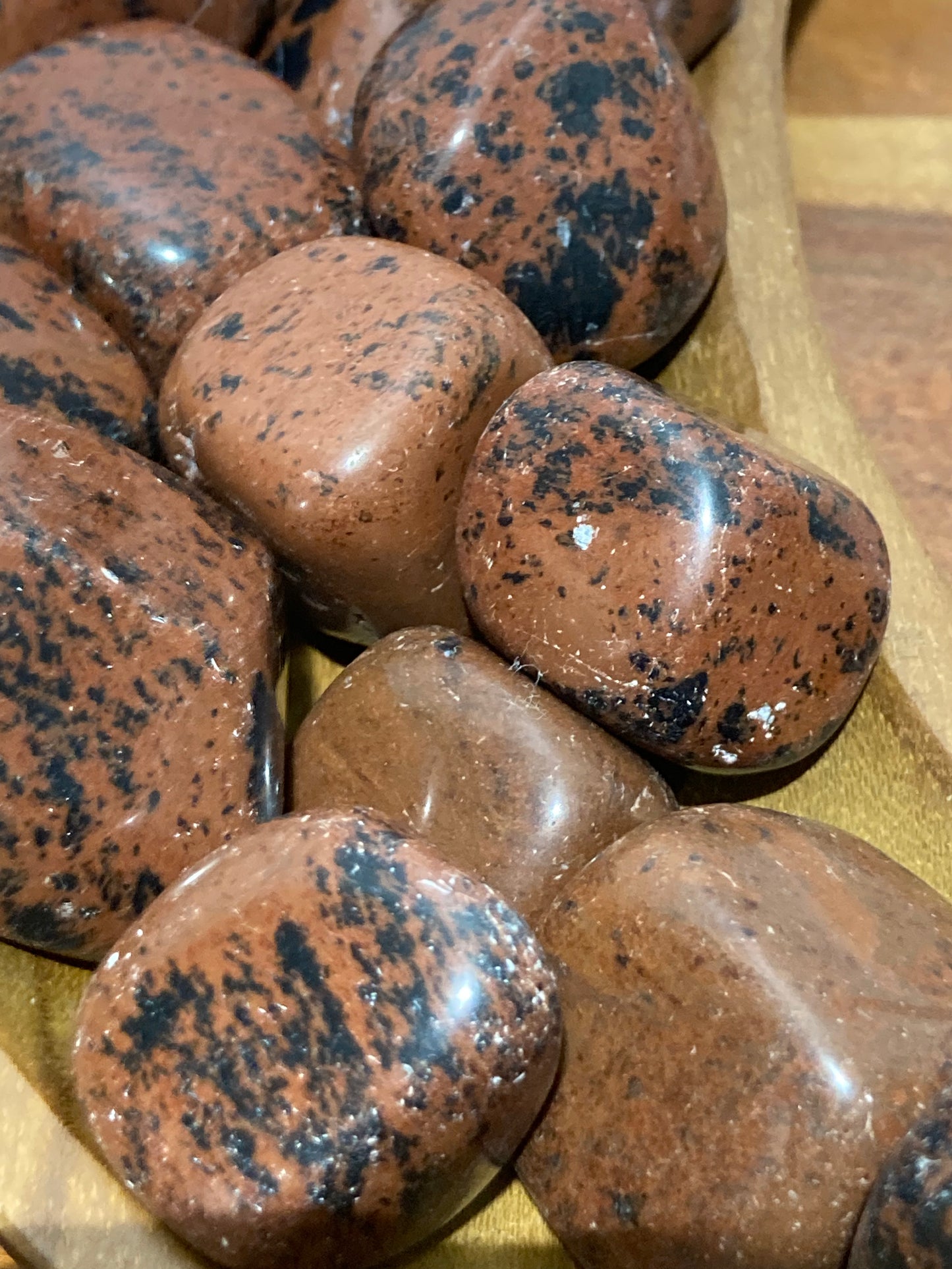 Mahogany Obsidian Tumbles