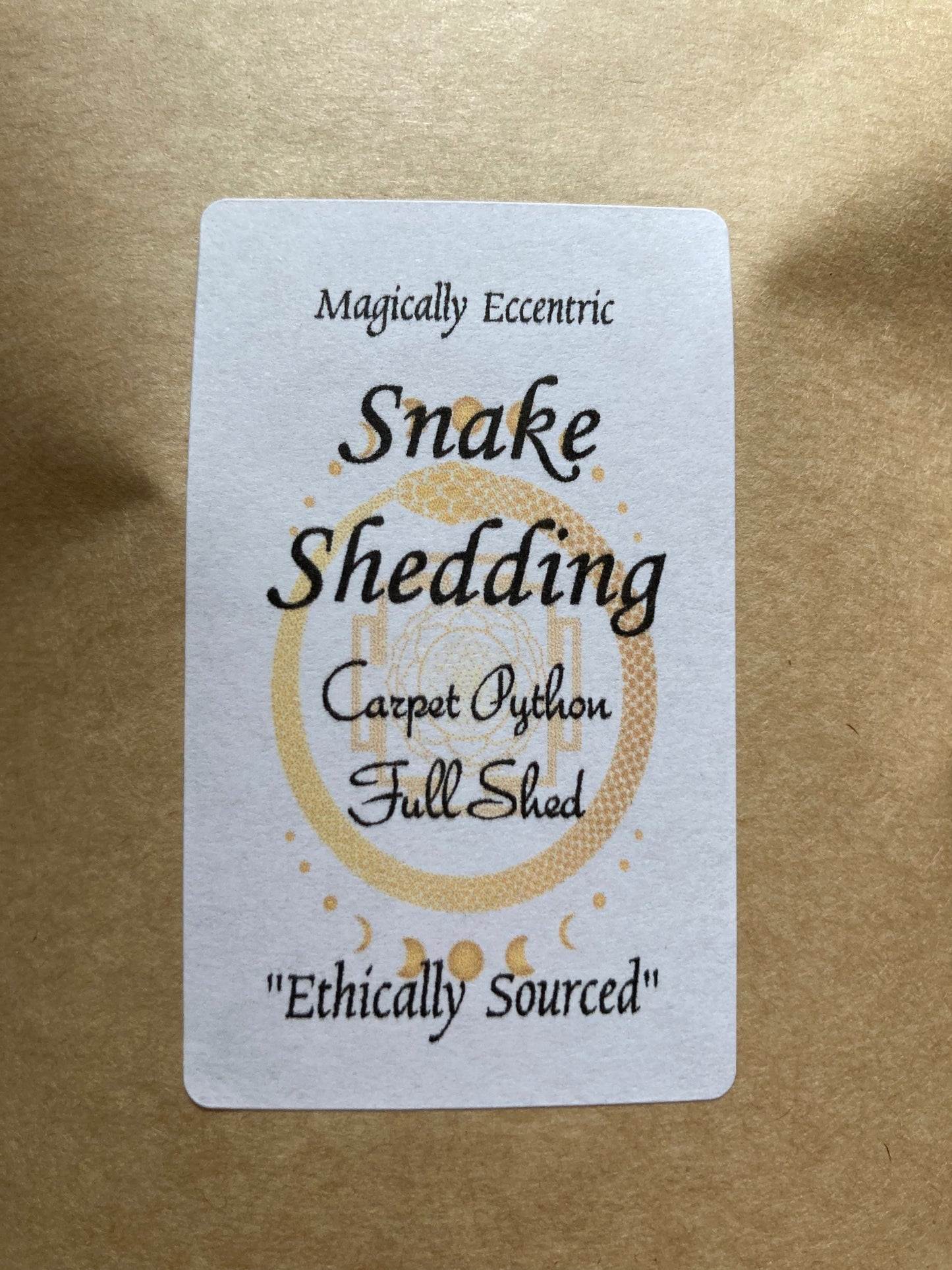 Python Shedding