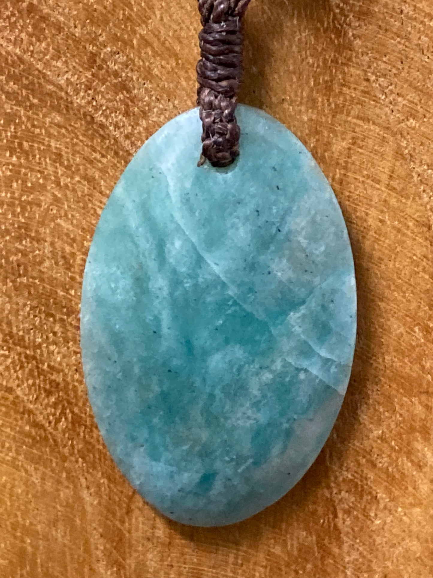 Amazonite Macrame Necklace