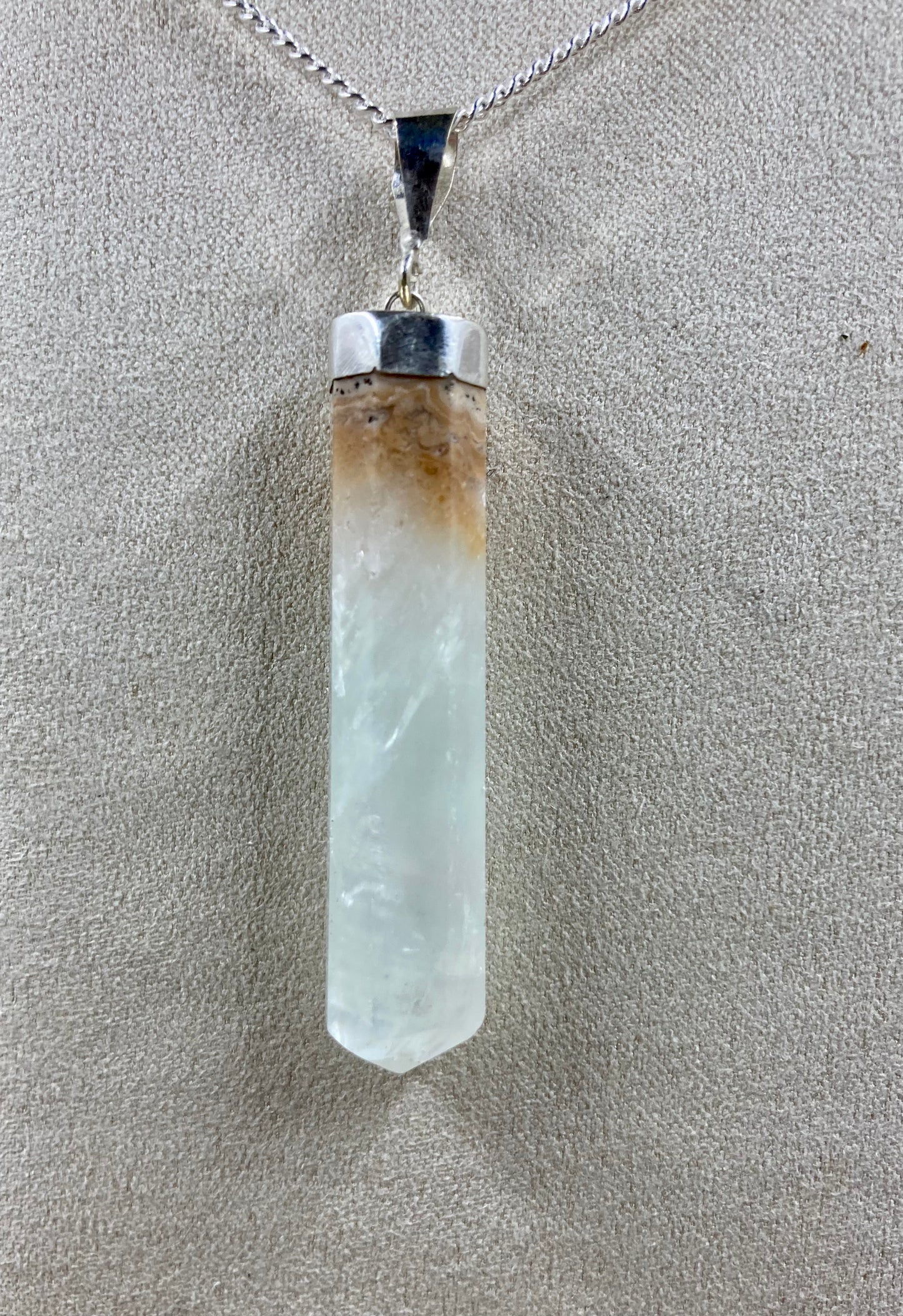 Caribbean Blue Calcite Pendant